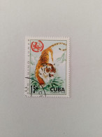 Delcampe - Sellos Cuba 1998, Año Chino Lunar, Tigre, Edifil 4253 - Oblitérés