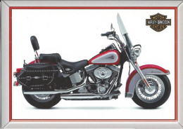 Delcampe - ** Postcard Czech Republic Motorcycles Harley Davidson FLSTC HERITAGE SOFTAIL CLASSIC - Motorfietsen