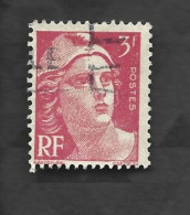 Delcampe - Timbre Oblitéré - Type Marianne De Gandon D'une Valeur De 3 Francs - Yvert Et Tellier N° 716 - 1945 - 1945-54 Marianne Of Gandon