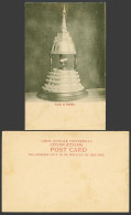 Delcampe - Ceylon Old UB Postcard The Tooth Of Buddha, Kandy Lotus Flower Buddhism Buddhist - Sri Lanka (Ceylon)