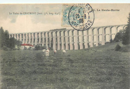Delcampe - CPA 52 Haute Marne Chaumont Le Viaduc - Fenaison Paysans - Ouvriers - - Chaumont