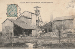 Delcampe - 53. LE GENEST SAINT ISLE. CPA .LAVERIE MECANIQUE ET STATION CENTRALE ELECTRIQUE. ANNEE 1907+ TEXTE - Le Genest Saint Isle