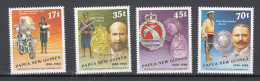 Delcampe - Papuea-Nieuw Guinea 1988 Mi Nr 567 - 570: 100 Jaar Politie - Papua-Neuguinea