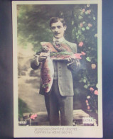 Delcampe - 1751 THEME  . LE POISSON D'AVRIL EST DISCRET . HOMME AVEC 2 POISSONS . N° 623 EXTRA . - Erster April