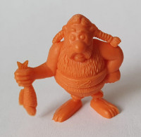 Delcampe - FIGURINE PUBLICITAIRE ASTERIX LEVER 1974 ORDRALPHABETIX Orange Pas Dunkin - Asterix & Obelix
