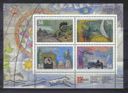 Delcampe - Canada 1986 CAPEX 87  Y.T. BF 6 ** - Blocks & Kleinbögen
