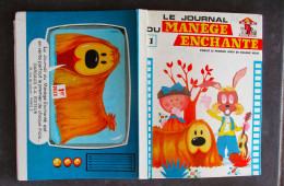 Delcampe - RARE Reliure ALBUM Numero 1 - LE JOURNAL DU MANEGE ENCHANTE - N° 1 à 6 COMPLET Avec Supplements - ORTF 1966 - Sonstige & Ohne Zuordnung
