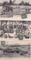 Delcampe - TUNISIE - 4 Cartes - GAFSA Oued Bayech - Nomades - Réunion D'Aïssaouas - Bédouine - Tunisie