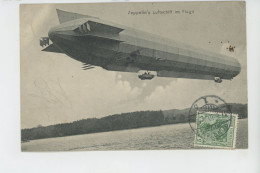 Delcampe - AVIATION - DIRIGEABLES - ALLEMAGNE - KONSTANZ - Zeppelin's Luftschiff Im Flüge - Dirigibili