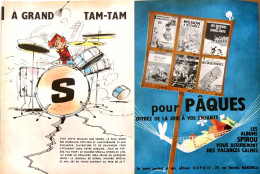 Delcampe - Publicité Papier  SPIROU Avril 1963 BSO - 2 Pages - Werbung