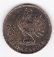 Delcampe - Madagascar - France Libre. 1 Franc 1943. En Bronze, Lec# 94 - Madagascar