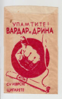 Delcampe - Petit Sachet En Papier Parchemin Pour Papier à Cigarettes Ex Yougoslavie 06 (traduction Dans La Description) Cca 1930. - Etuis à Cigarettes Vides
