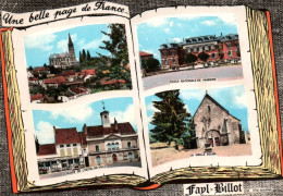 Delcampe - 4559   Cpm  FAYL – BILLOT : Carte Photo Couleur Multivues ; Le Livre ( 4 Vues  ) 1972 !! - Fayl-Billot