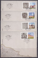 Delcampe - -+Croatia, 2013-07-18, Castles; Eltz, Pejačević, Turković, Odescalchi, Labels Left - Croatia