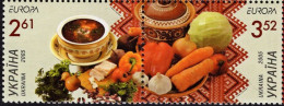 Delcampe - Ukraine - 2005 - Europa CEPT - Gastronomy - Mint Stamp Set - Ukraine