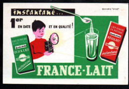 Delcampe - BUVARD FRANCE LAIT - Alimentos