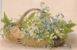 Delcampe - MUGUET     JOLI PANIER - Blumen