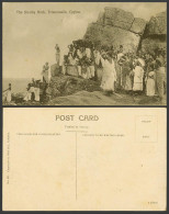 Delcampe - Ceylon Old Postcard The Swamy Rock Trincomalie Trincomalee Religious Prayers 221 - Sri Lanka (Ceylon)