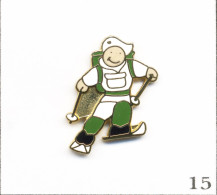 Delcampe - Pin's Institution - Armée De Terre / Chasseur Alpin. Estampillé Alpes Trophées. EGF. T1100Q-15 - Militaria