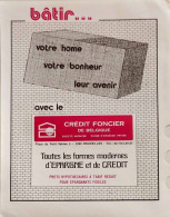 Delcampe - Publicité Papier  CREDIT FONCIER DE BELGIQUE Année 1976 GFP - Werbung