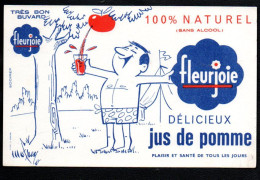 Delcampe - BUVARD FLEURJOIE - JUS DE POMME - Alimentos