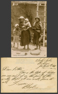 Delcampe - Bolivia Old Postcard Tupiza Indians Chichenas, Native Women Carrying Baby Ladder - Bolivien
