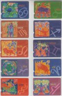 Delcampe - TURKEY 2002 ZODIAC HOROSCOPE FULL SET OF 12 PHONE CARDS - Sternzeichen
