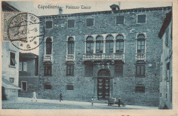 Delcampe - EX ITALIA JUGOSLAVJIA CAPODISTRIA PALAZZO TACCO AN 1922 VIAGG FTO PICC ANIMATA - Joegoslavië