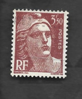 Delcampe - Timbre Oblitéré - Type Marianne De Gandon D'une Valeur De 3 Francs Cinquante Centimes - Yvert Et Tellier N° 716B - 1945 - 1945-54 Marianne Of Gandon