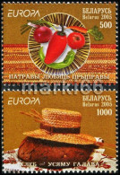 Delcampe - Belarus - 2005 - Europa CEPT - Gastronomy - Mint Stamp Set - Belarus