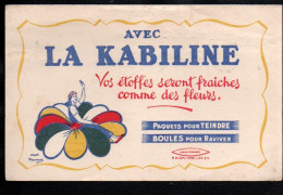 Delcampe - BUVARD LA KABILINE TEINTURES POUR ETOFFES - Limpieza