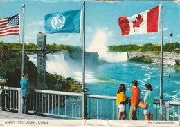 Delcampe - CANADA POSTCARD ONTARIO NIAGARA FALLS ANIMATA VIAGGIATA - Niagarafälle