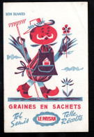 Delcampe - BUVARD LE PAYSAN - GRAINES EN SACHETS - Farm