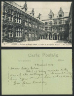 Delcampe - Belgium Anvers 1918 Old Postcard Tower Of Plantin Museum, Tour Du Musee Plantin - Autres & Non Classés