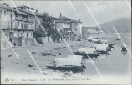 Delcampe - Be425 Cartolina Isola Dei Pescatori Visto Verso L'isola Bella Verbania - Biella