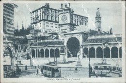 Delcampe - Be474 Cartolina Udine Citta' Piazza Vittorio Emanuele Tram - Udine