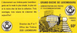 Delcampe - SA32j Luxembourg 1986 Robert Schumann, Telecommunications Mint Booklet. - Autres & Non Classés
