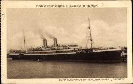 Delcampe - CPA Doppelschraubensalondampfer Bremen, Norddeutscher Lloyd Bremen - Autres & Non Classés