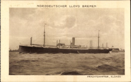 Delcampe - CPA Frachtdampfer Elsass, Norddeutscher Lloyd Bremen - Autres & Non Classés