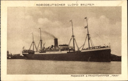 Delcampe - CPA Dampfer Main, Frachtschiff, Norddeutscher Lloyd Bremen - Autres & Non Classés