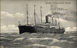 Delcampe - CPA Dampfer Präsident Lincoln, HAPAG - Autres & Non Classés