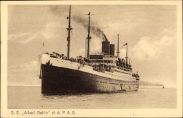 Delcampe - CPA HAPAG Dampfer Albert Ballin - Autres & Non Classés