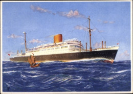 Delcampe - Artiste CPA Dampfer Gneisenau, Norddeutscher Lloyd - Autres & Non Classés
