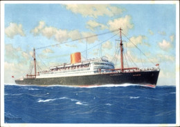 Delcampe - Artiste CPA Schmidt, R., NDL Doppelschrauben Turbinen Schnelldampfer Potsdam, Norddeutscher Lloyd - Autres & Non Classés