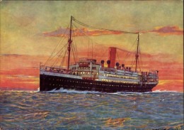 Delcampe - Artiste CPA Doppelschraubendampfer Lützow, Norddeutscher Lloyd - Autres & Non Classés