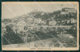 Delcampe - Genova Città Castellaccio Dei Rigi PIEGHE Cartolina WX2757 - Genova (Genua)