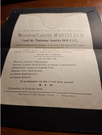 Delcampe - Camille Marteleur.1860/1930.L'escaillere. - Décès