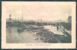 Delcampe - Messina Città Battello Porto Alterocca 2041 Cartolina JK5809 - Messina