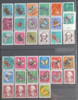 Delcampe - Suisse 1950/57 Un Ensemble De Timbres Neufs Et Ob Dont Liste Jointe TB Cote +49€60 - Gebraucht