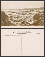 Delcampe - Fijian Old Postcard Suva, Capital Of Fiji, Harbour Ships Boats Streets Panorama - Fiji